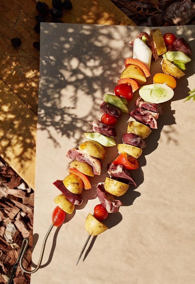 Double Skewer metal skewers best chicken skewers Artisan Tandoors