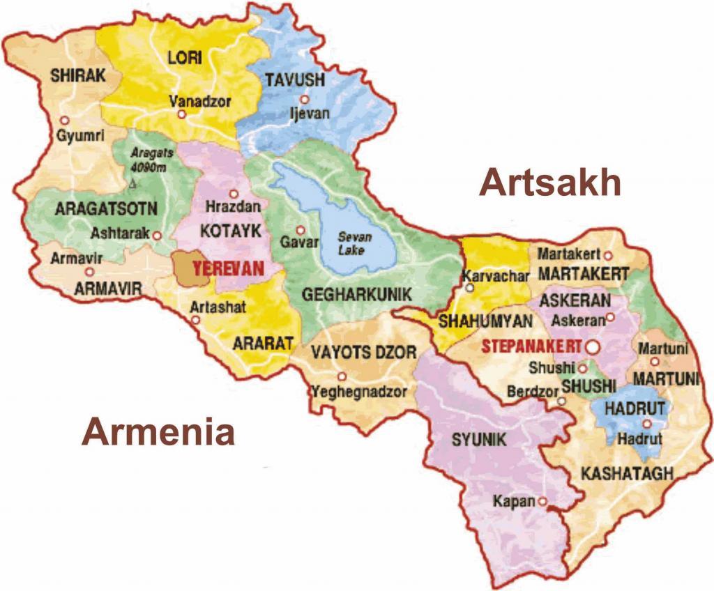 города армении и их