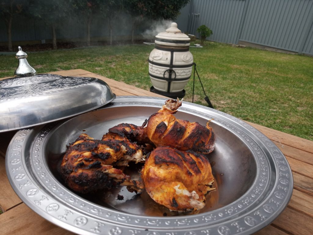 Delicious Tandoori Chicken cooked in the Artisan Tandoor oven!