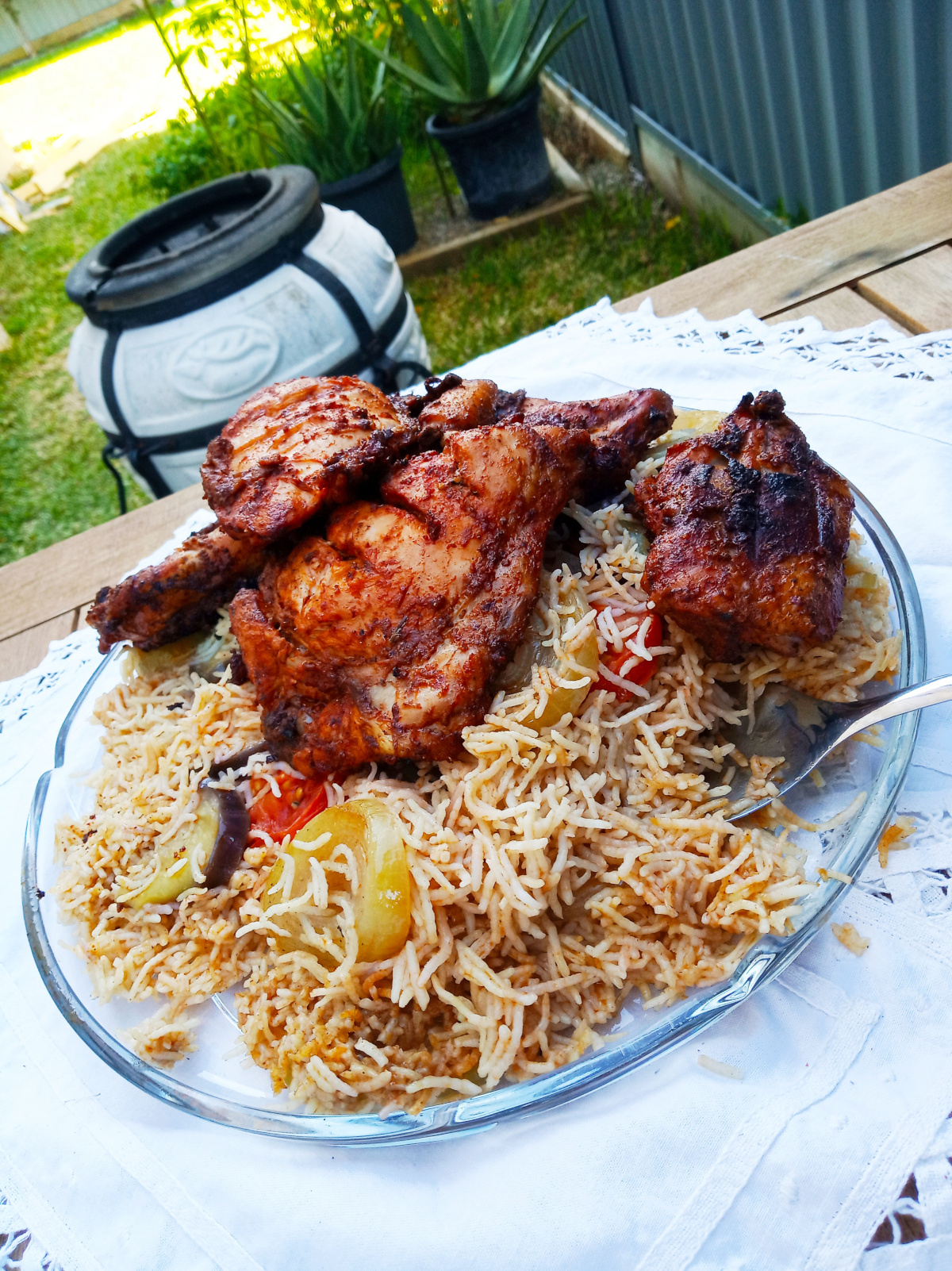 Zarb Chicken Maqloubi
