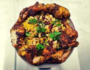 Yemeni Chicken Mandi Cooked in Tandoor